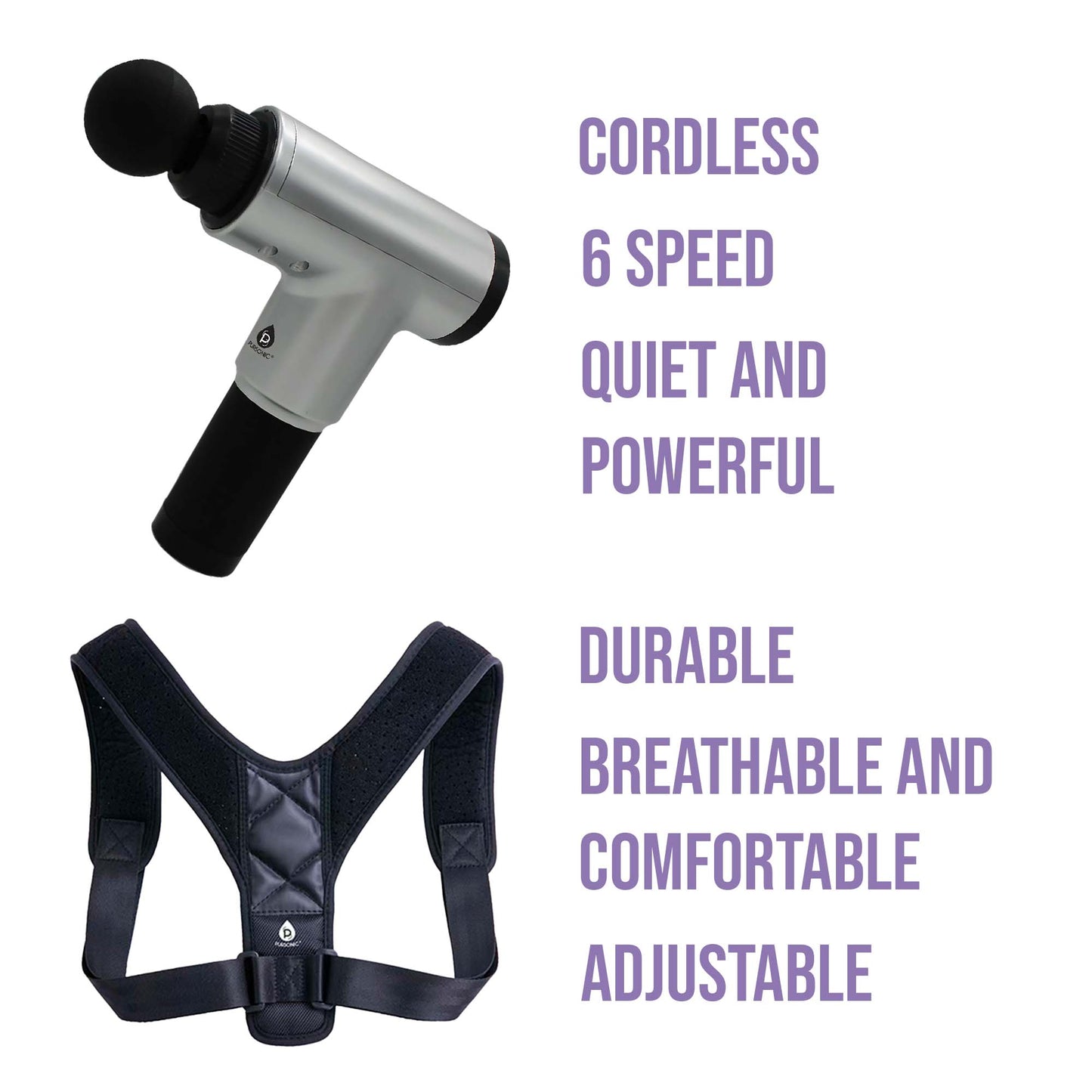 Pursonic Ultimate Pain Relief and Posture Support Bundle